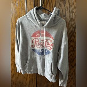Distressed Pepsi logo hoodie